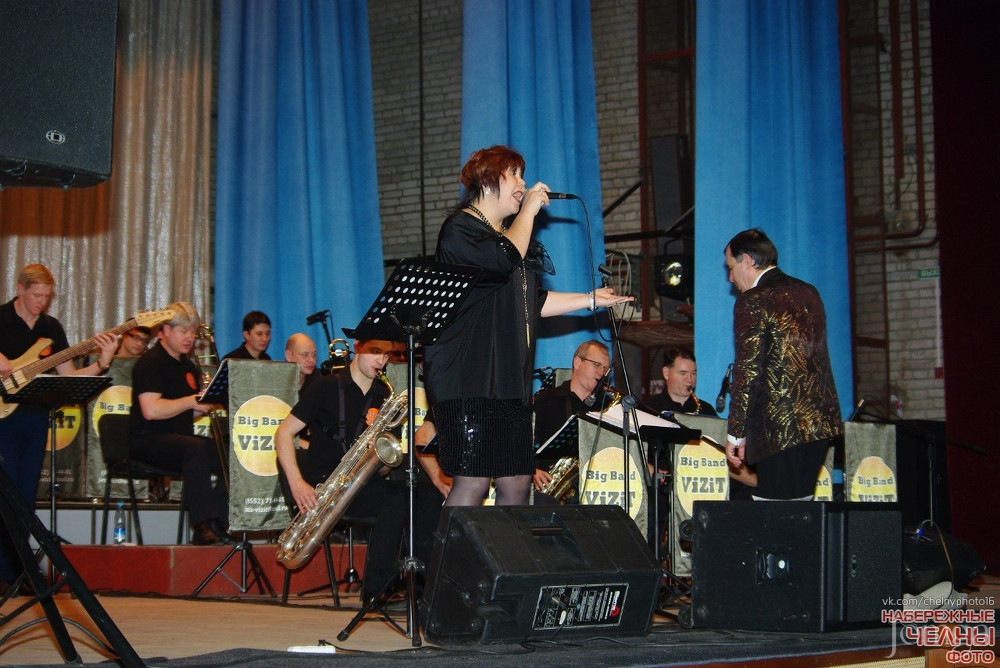 Фотография с Джаз-оркестр «Визит» в рамках проекта «Джаз-детям» в КАМАЗ, ДК