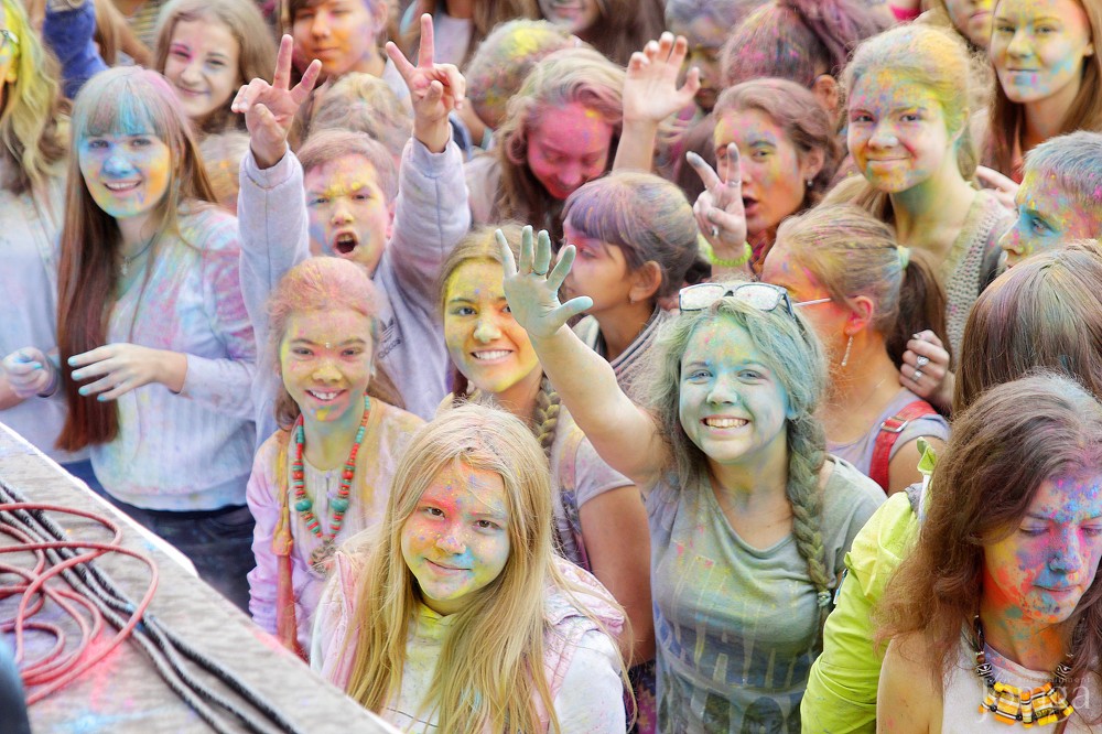 Фотография с Фестиваль красок в Казани в Нет