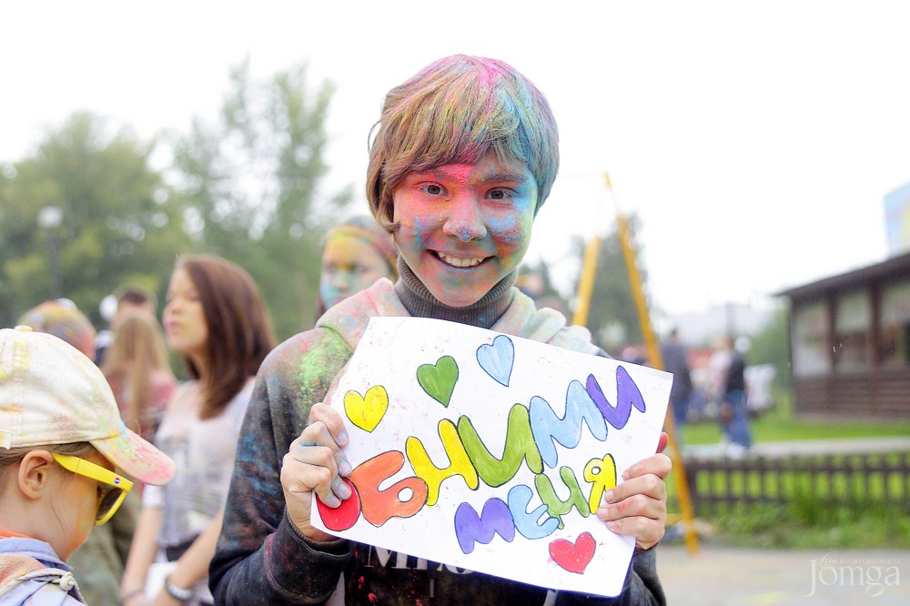 Фотография с Фестиваль красок в Казани в Нет