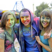 Фестиваль красок в Казани фото 41