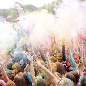 Фестиваль красок в Казани фото 221